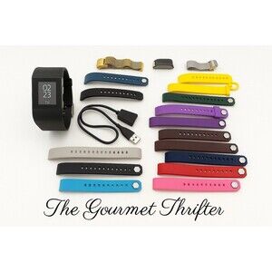 Fitbit Surge FB406 GPS Fitness Tracker Watch + 18 Bands & 2 Chargers ⌚️